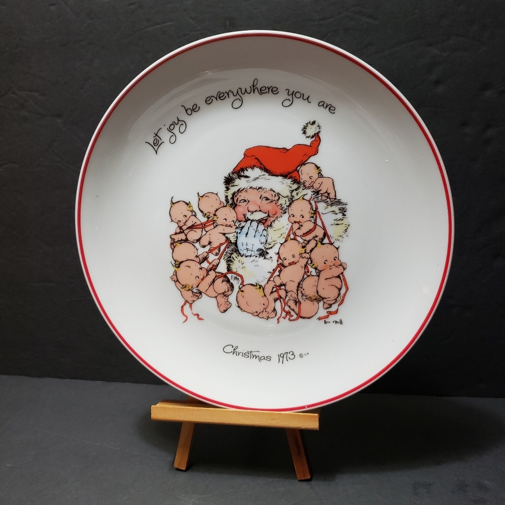 Vintage 1973 KEWPIE *Commemorative Edition* Porcelain Plate